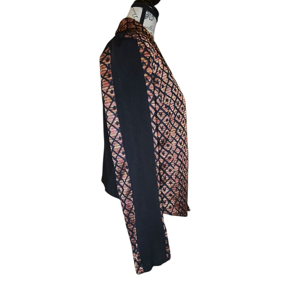 Ruby Rd Diamond Knit Jacket Cardigan - Picture 3 of 5